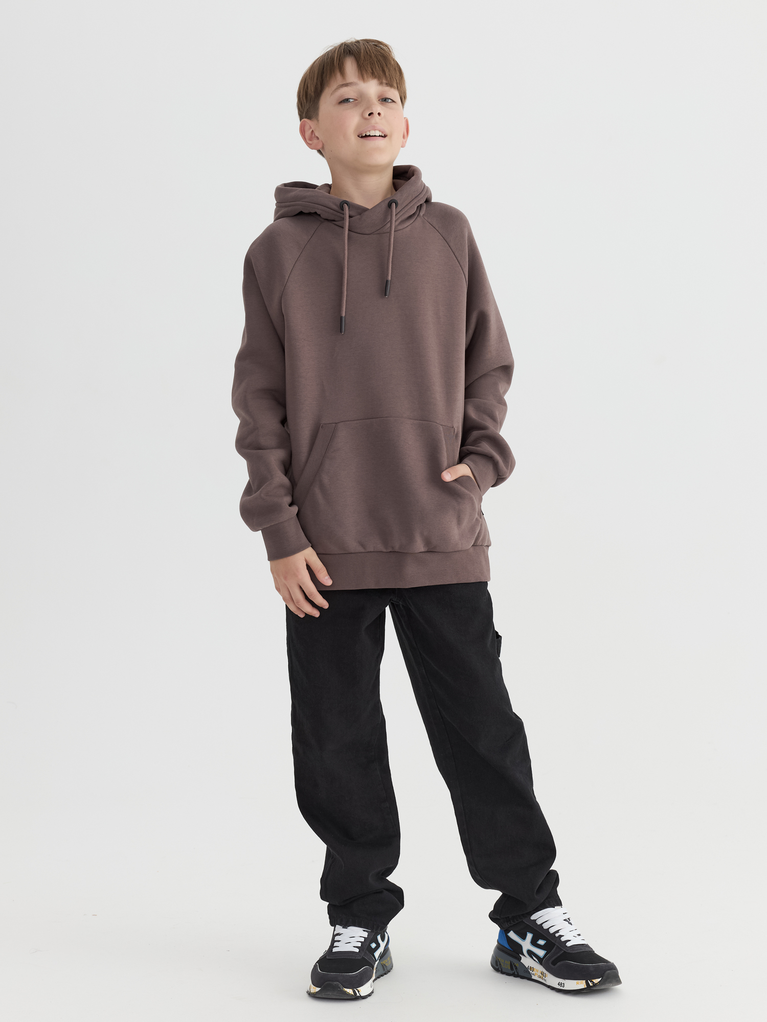 Толстовка (худи) трикотажная для мальчика ДТ055 10 %