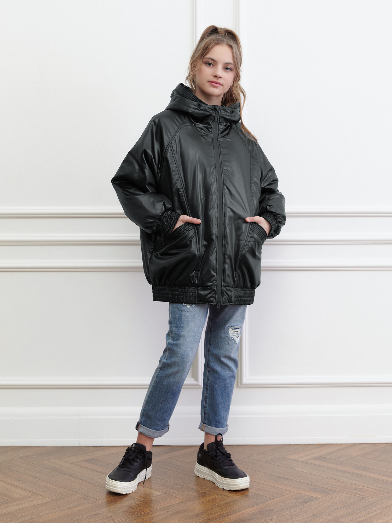 Куртка межсезонная для девочки КМ1268 10 %