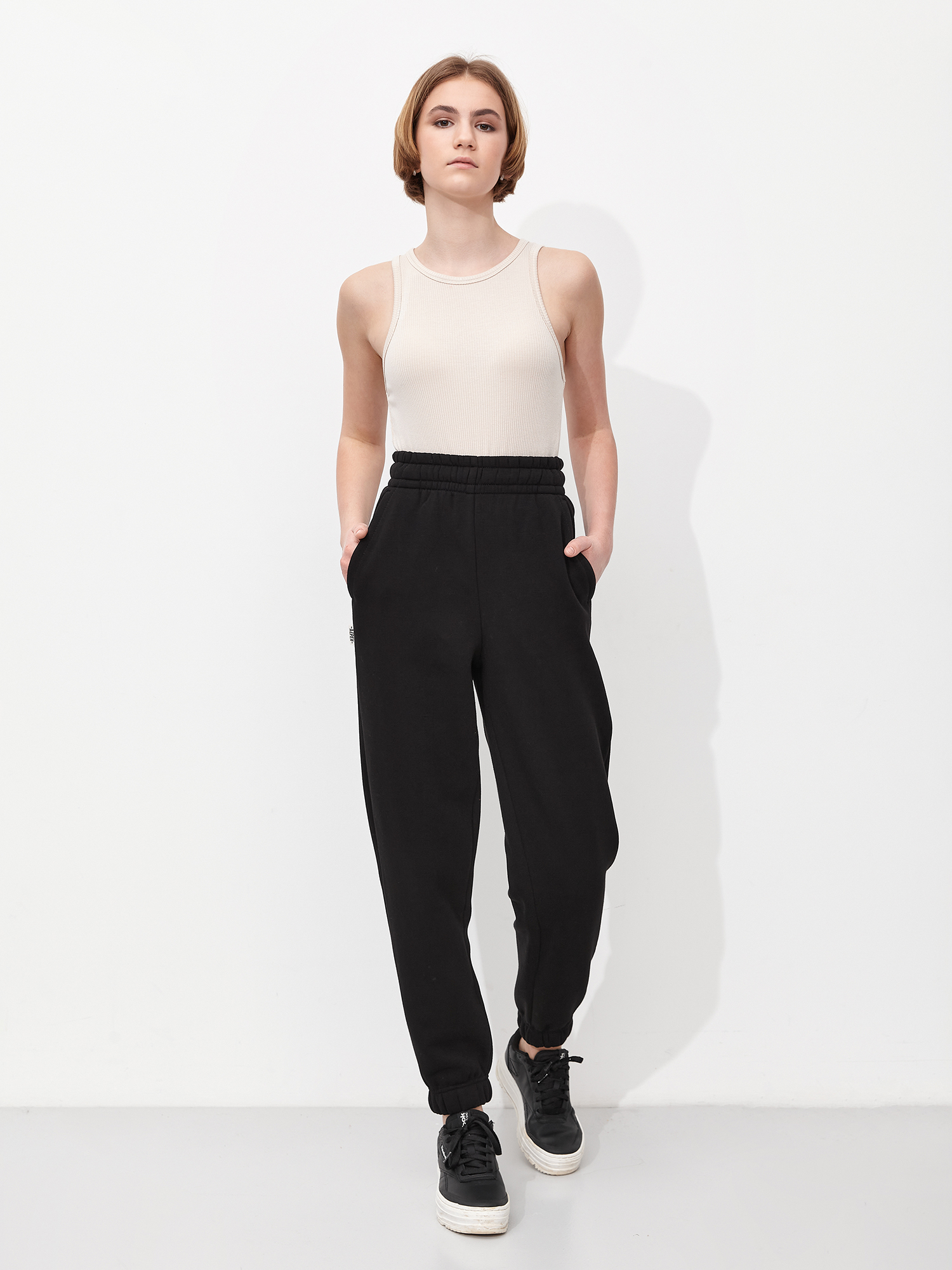 Брюки трикотажные для девочки БТ082 10 %